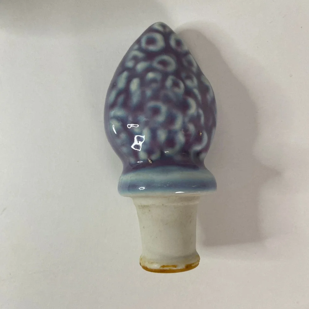 Vintage Jim Beam Centennial 1864-1964 Regal China Decanter Floral Bottle Stopper
